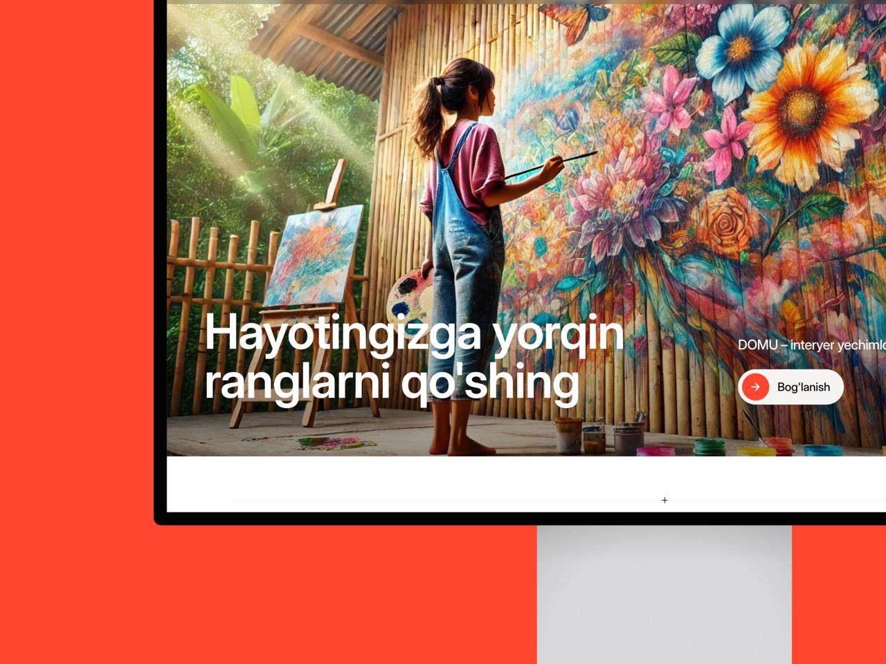 π DOMU - interyer yechimlari brendi uchun korporativ website - 1