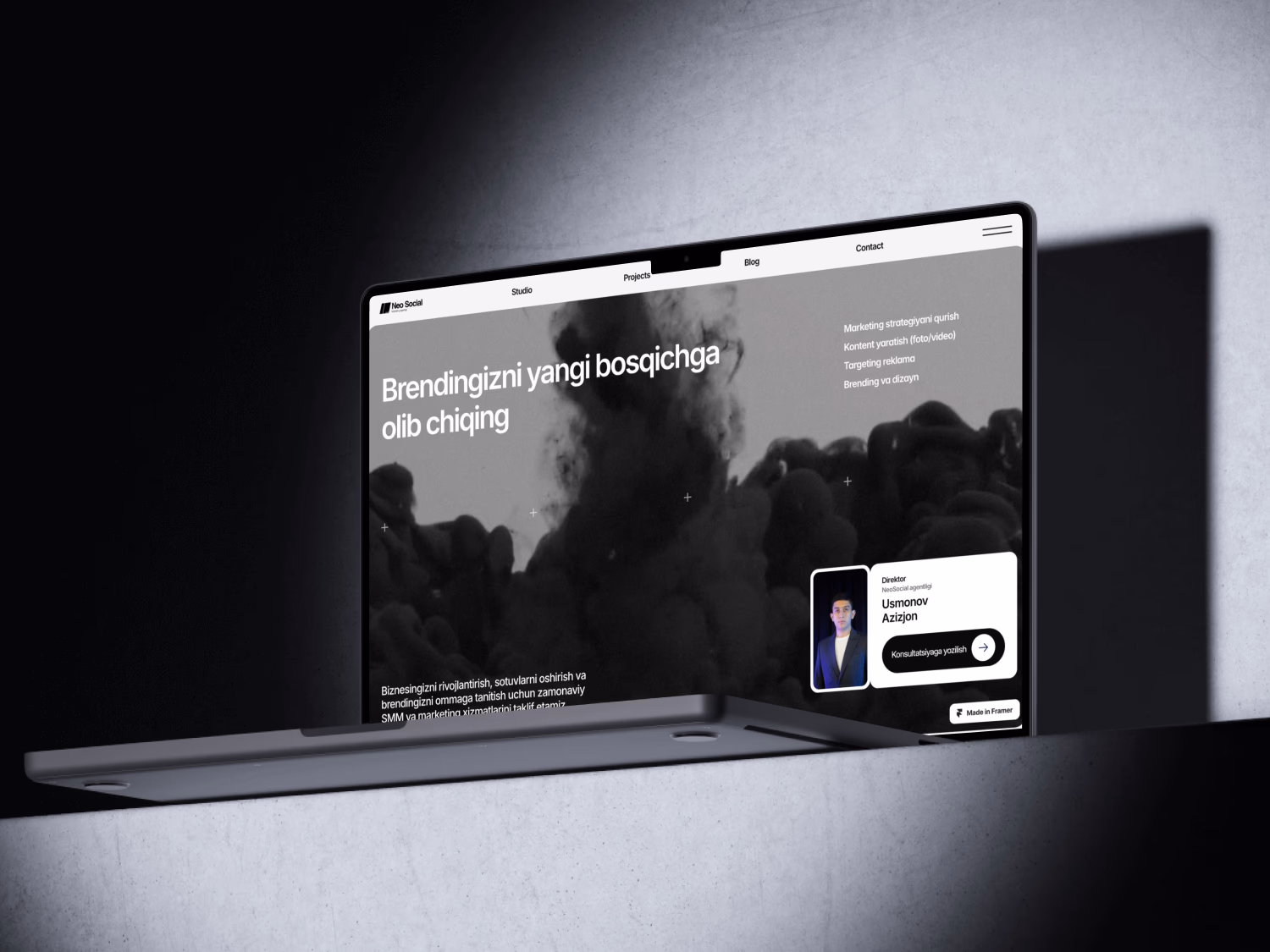 🌐 NeoSocial - Marketing Agentligi